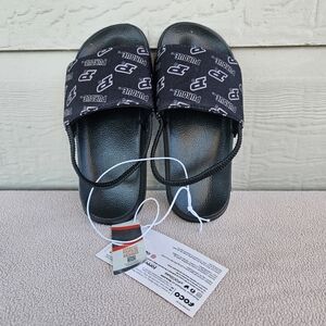 Foco Purdue Toddler Slide Sandal SZ L 9 10 Black Logo NCAA College